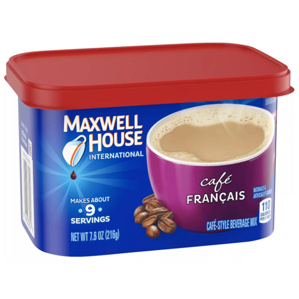 Maxwell House Café Francais Cafe Mix Coffee, 7.6 oz - Water Butlers