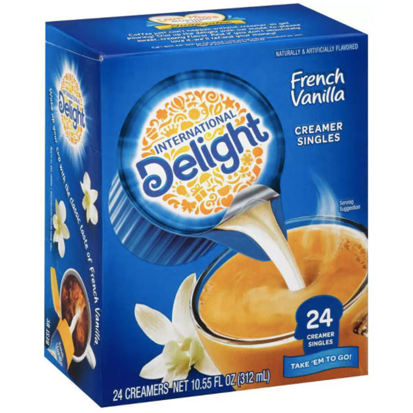 International Delight French Vanilla Coffee Creamers, 24 Count - Water Butlers