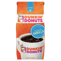 Dunkin' Donuts French Vanilla Medium Roast Ground Coffee, 12 oz - Water Butlers