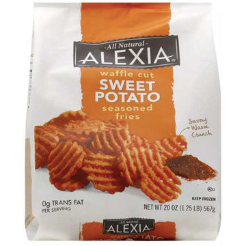 Alexia Waffle Cut Sweet Potato Seasoned Fries, 20 oz
