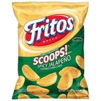 Fritos Scoops Spicy Jalapeno Flavored Corn Chips, 9.25 oz.