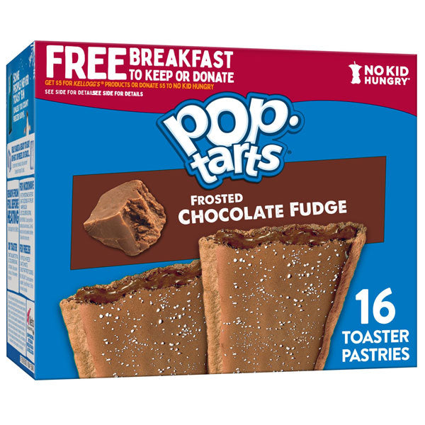 PopTarts Toaster Pastries, Frosted Chocolate Fudge, 16 Count