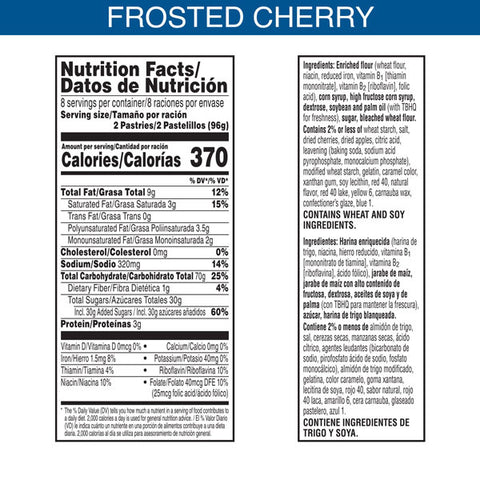 PopTarts Toaster Pastries, Frosted Cherry, 16 Count