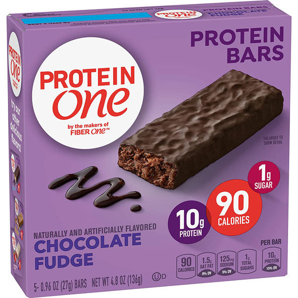 Protein One, Chocolate Fudge Protein Bars, Keto Friendly, 5 Count