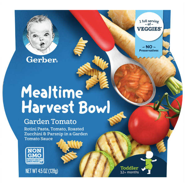 Gerber Mealtime Harvest Bowl Garden Tomato Tray, 4.5oz - Water Butlers