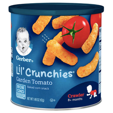 Gerber Lil' Crunchies Garden Tomato, 1.48 oz