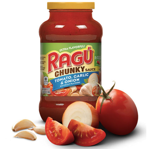 Ragú Tomato, Garlic & Onion Pasta Sauce, 24 oz. - Water Butlers