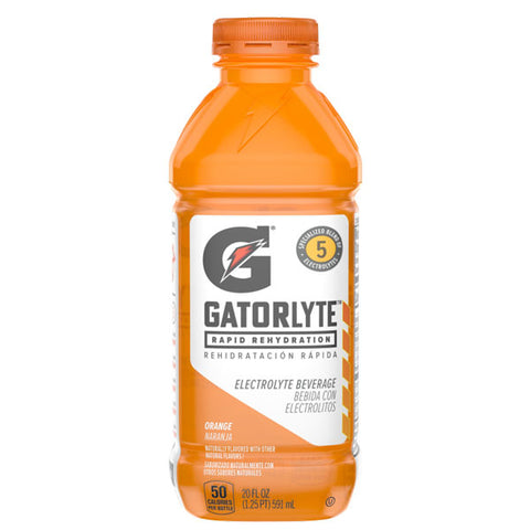 Gatorade Gatorlyte Rapid Rehydration Electrolyte Beverage, Orange, 20 oz