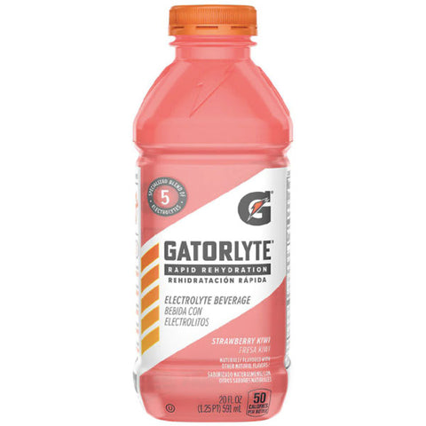 Gatorade Gatorlyte Rapid Rehydration Electrolyte Beverage, Strawberry Kiwi, 20 oz