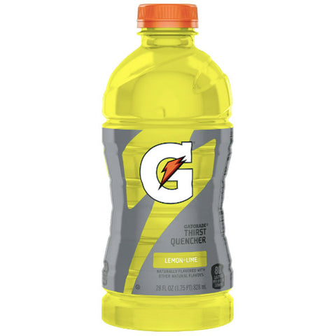 Gatorade Lemon Lime Thirst Quencher Sports Drink, 28 oz Bottle