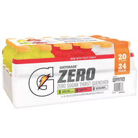 Gatorade Zero Sugar Thirst Quencher Sport Drink, Variety Pack, 20 fl oz, 24 Count