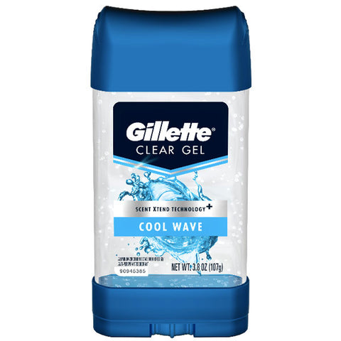 Gillette Cool Wave Clear Gel Antiperspirant & Deodorant, 3.8 oz