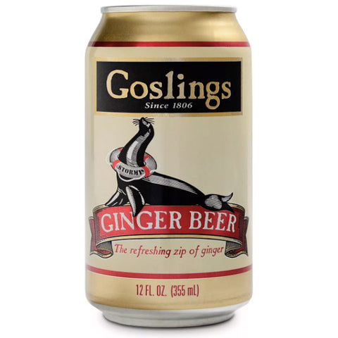 Goslings Ginger Beer 12 fl oz Cans, 6 Ct - Water Butlers