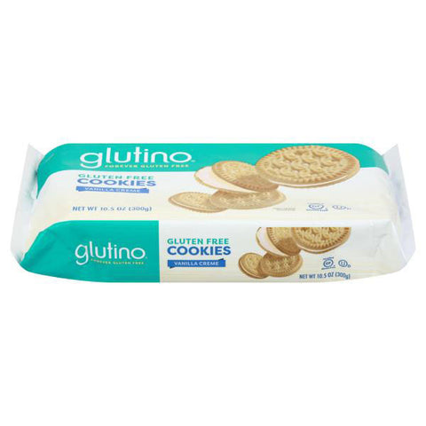 Glutino Cookies, Gluten Free, Vanilla Creme, 10.5 oz