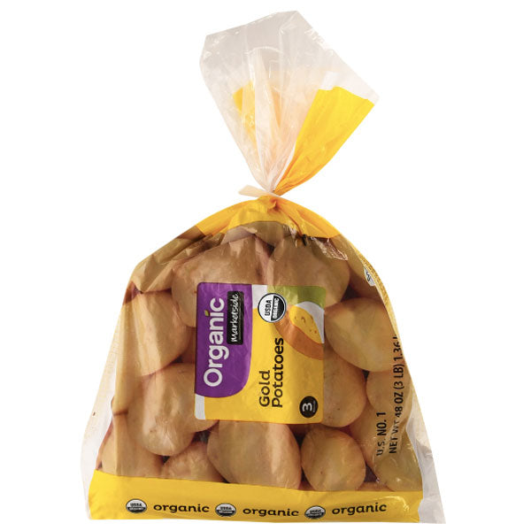 Marketside Organic Gold Potatoes, 3 lb Bag - Water Butlers