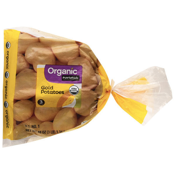 Marketside Organic Gold Potatoes, 3 lb Bag - Water Butlers