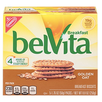 BelVita Breakfast Biscuits, Golden Oat, 5 Ct - Water Butlers