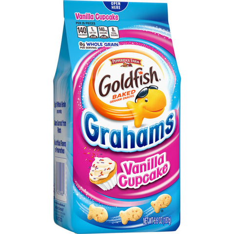 Goldfish Grahams Vanilla Cupcake Crackers, 6.6oz