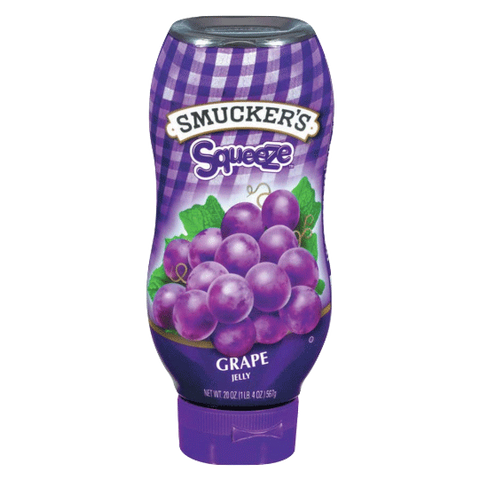 Smucker's Fruit Jelly Spread, Grape Jam, 20oz - Water Butlers