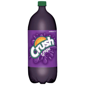 Crush Grape Caffeine-Free Soda, 2 L