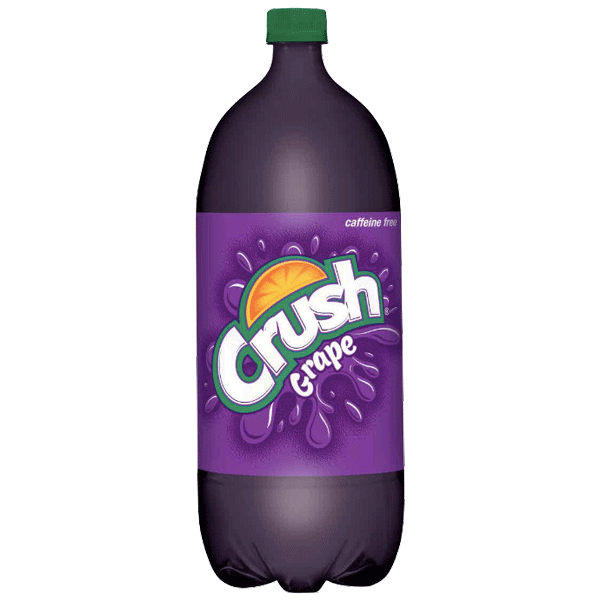 Crush Grape Caffeine-Free Soda, 2 L - Water Butlers