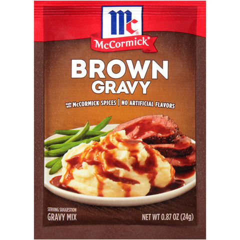 McCormick Brown Gravy Mix Seasoning Packet, 0.87 Oz