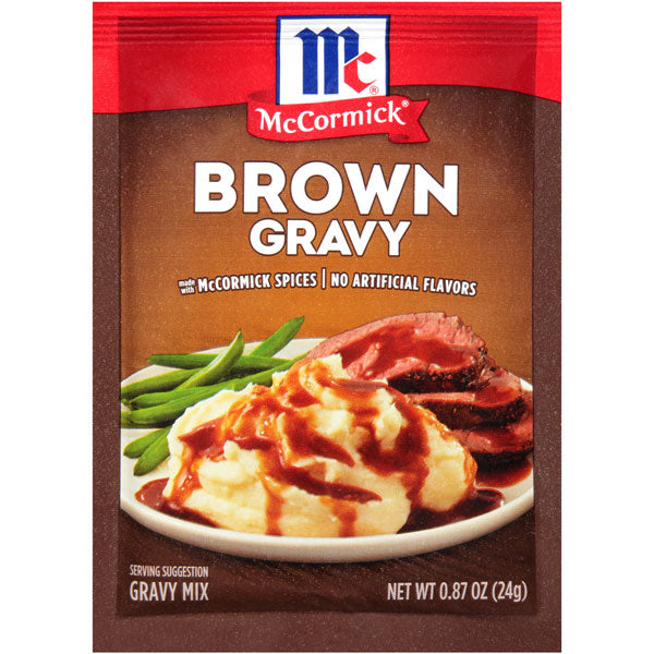 McCormick Brown Gravy Mix Seasoning Packet, 0.87 Oz