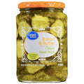 Great Value Bread & Butter Pickle Chips, 24 fl oz