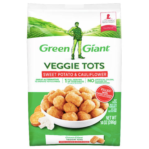 Green Giant Veggie Tots Sweet Potato & Cauliflower, 14oz - Water Butlers