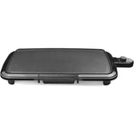Mainstays Dishwasher-Safe 20" Black Griddle with Adjustable Temperature Control