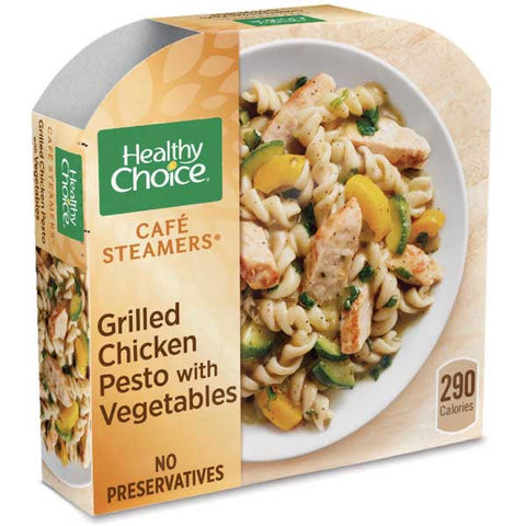 Healthy Choice Grilled Chicken Pesto with Vegetables, 9.9 oz - Water Butlers