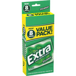 Extra Spearmint Sugar Free Chewing Gum, Value Pack, 8 Count