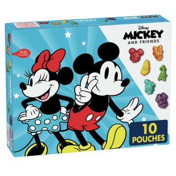 Betty Crocker Disney Mickey and Friends Fruit Snacks, Gluten Free, 10 Count