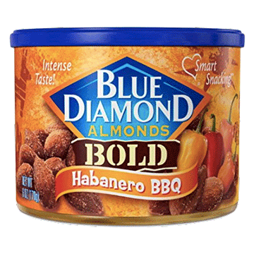 Blue Diamond Almonds, Bold Habaneros BBQ, 6 oz