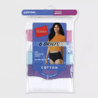 Hanes Women's Core  Cotton Briefs Underwear, 6 Count