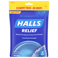 HALLS Relief Mentho-Lyptus flavor Cough Drops, 80 Drops