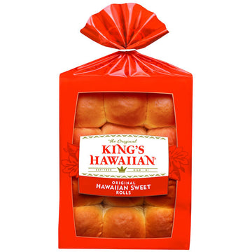 King's Hawaiian Original Hawaiian Sweet Bread Rolls 12 Count