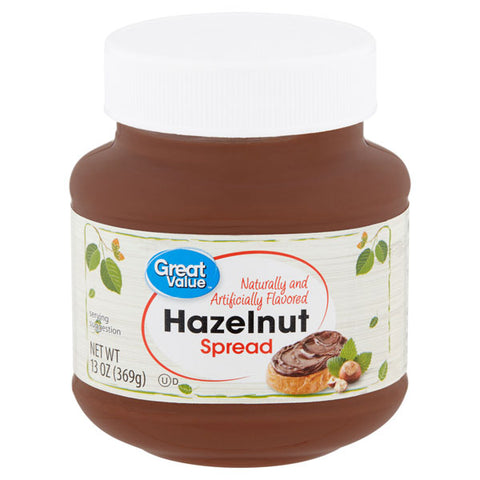 Great Value Hazelnut Chocolate Spread, 13 oz