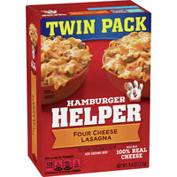 Hamburger Helper Four Cheese Lasagna Twin Pack, 11.4 oz