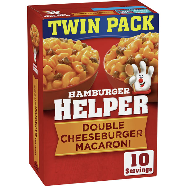 Hamburger Helper, Double Cheeseburger Macaroni, 12.1 oz