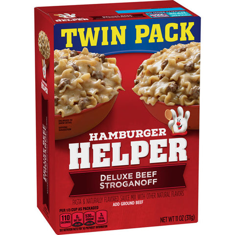 Hamburger Helper Deluxe Beef Stroganoff Twin Pack, 11 oz