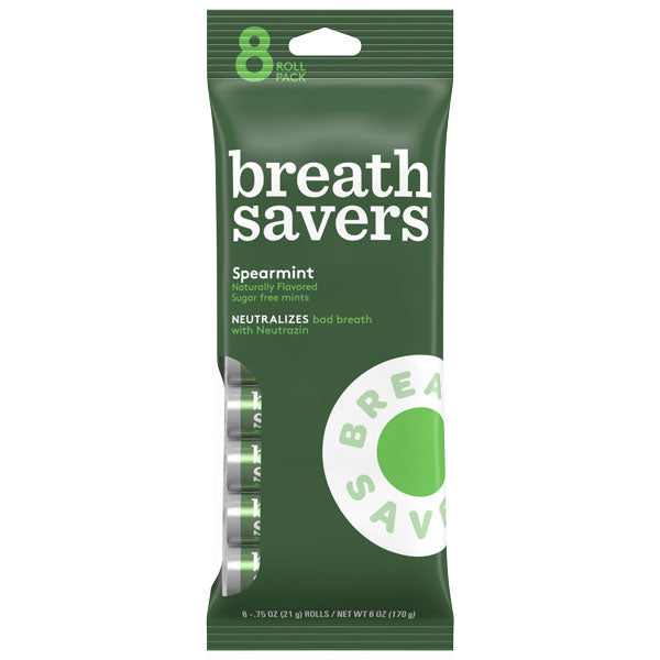 Breath Savers Mints, Spearmint, 8 Count