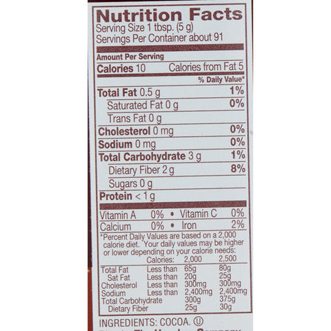 Hershey's Natural Unsweetened Cocoa, 16 oz