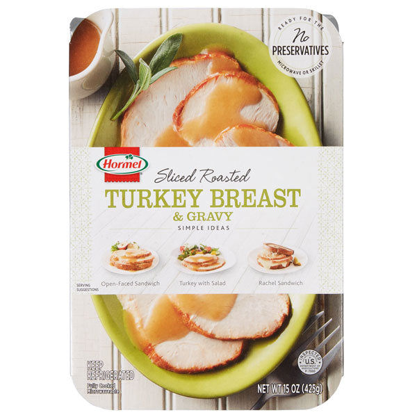 Hormel Sliced Roasted Turkey Breast & Gravy, 15 oz