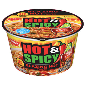 Nissin Hot & Spicy, Blazing Hot, 3.26 oz.