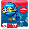 Huggies Little Swimmers Swim Diapers, Size 5-6 Large, 17 Ct