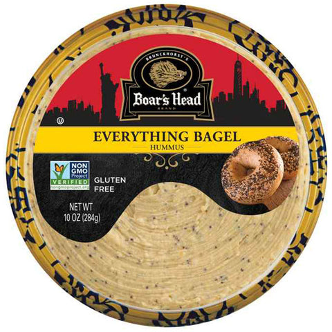 Boar's Head Hummus, Everything Bagel, 10 oz.