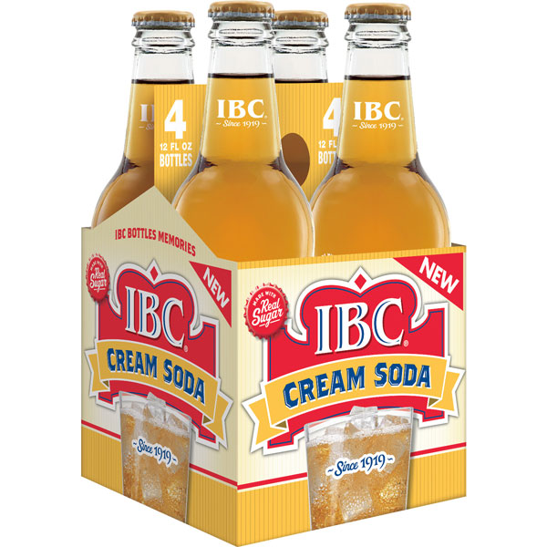 IBC Cream Soda, 12 fl oz, 4 Count
