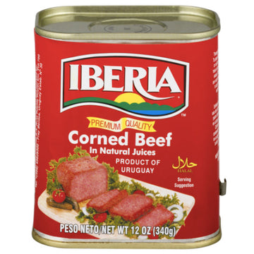 Iberia Corned Beef in Natural Juices, 12 oz