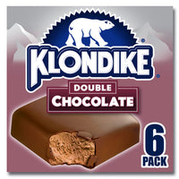 Klondike Ice Cream Bars Double Chocolate, 6 Count